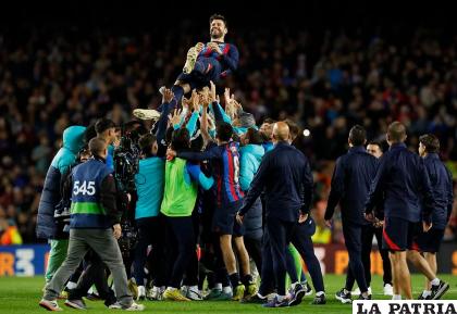 Piqué se retira como uno de los emblemas del Barcelona /marca.com