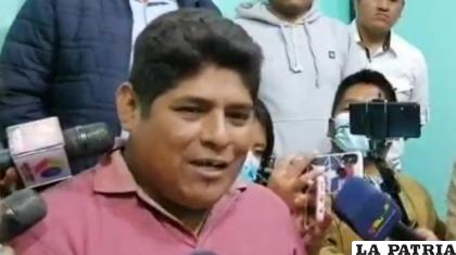 El presidente del Comité de Autodefensa de los cocaleros de Yungas, César Apaza /Archivo Internet