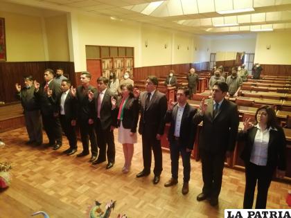 Acto de posesión de la nueva directiva de ??La Frater? /LA PATRIA