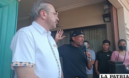 Calvo y Camacho se pronunciaron en conjunto /Erbol