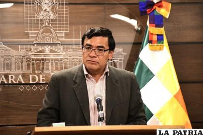 El presidente de la Cámara de Diputados, Jerges Mercado 
/APG