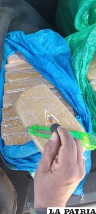Hallaron 120 paquetes con cocaína / Cortesía