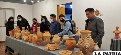 Varias piezas fueron apreciadas en la inauguración /LA PATRIA 

