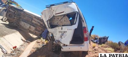 El accidente ocurrió cerca del puente Challajahuira /Policía