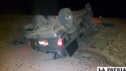 El motorizado tiene deterioros en su estructura /Policía