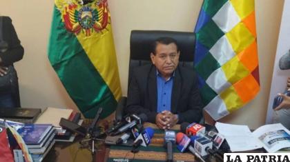 El viceministro, Batolomé Puma brindó la información este lunes /RR.SS.