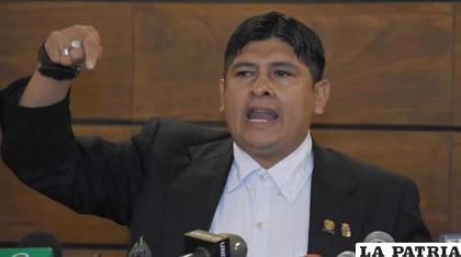 El diputado Rolando Cuellar (MAS) /APG