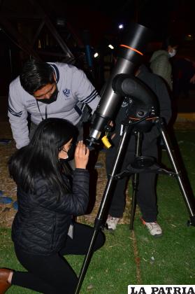 Los visitantes pueden observar Júpiter y Saturno /LA PATRIA
