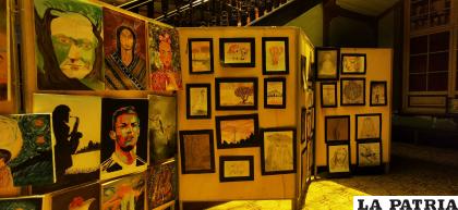Más de 80 obras artísticas de estudiantes se exponen hasta el viernes en la Casa Patiño/LA PATRIA 
