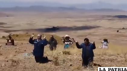 Comunarios claman que llueva /Captura de video de Fernando Cortez.