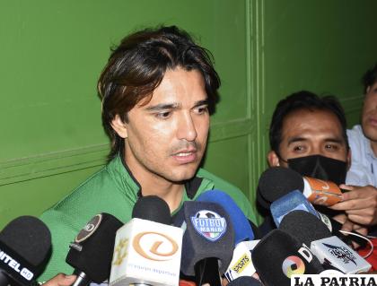 Marcelo Martins delantero del seleccionado boliviano /APG