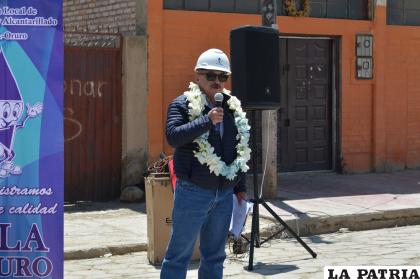 El gerente general de SeLA Oruro, Walter Veizaga /SeLA
