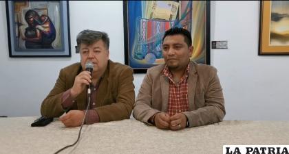 Edwin Castellanos e Iver Villarroel se preparan para el concierto de Tupay /LA PATRIA