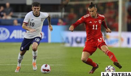 Christian Pulisic y Gareth Bale /larepublica.pe