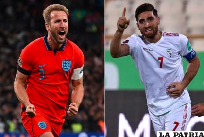 Harry Kane (Inglaterra) y Taremi (Irán), referentes de sus selecciones /caracoltv.com