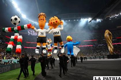 Las mascotas y grandes recuerdos de 
anteriores competencias 