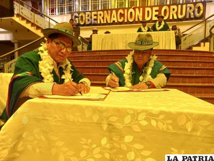 Ayer se firmó el convenio que garantizará el financiamiento del proyecto /LA PATRIA