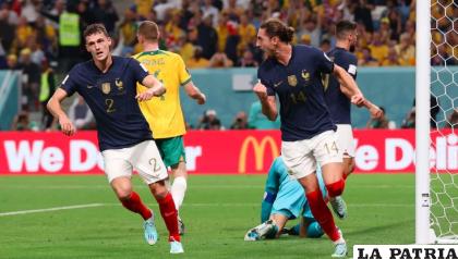 Adrien Rabiot (14) anoto el primero de la selección francesa 
/estadiodeportivo.com