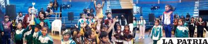 La fiesta deportiva de los niños durante el acto de premiación a los campeones /GAMH