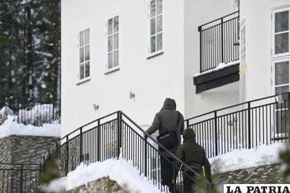 Lugar donde dos personas fueron arrestadas por el Servicio de Seguridad sueco /AP