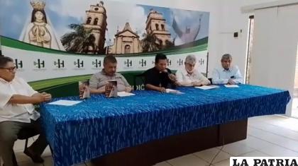 Pronunciamiento de la Iglesia Católica en Santa Cruz /Fuente ANF