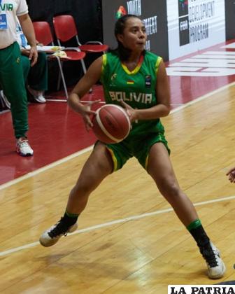 Sofía Reyes es una de las jugadoras más destacadas en el cuadro boliviano /FBB