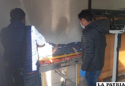 La víctima llegó sin vida al nosocomio /LA PATRIA