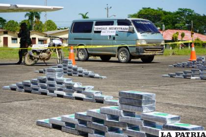 En dos operativos se logró afectar al narcotráfico en 954.000 dólares /Eduardo del Castillo
