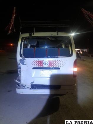 El accidente se registró en la avenida 24 de Junio 
/Policía