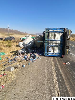  Llevaba latas de aluminio de reciclaje en su tolva 
/Policía
