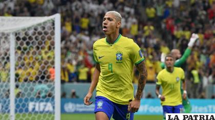 Brasil tiene un buen equipo entre ellos su goleador Richarlison /elcomercio.pe
