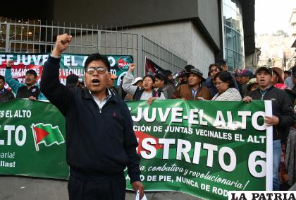  Protestas de la Fejuve frente a la ALP /APG