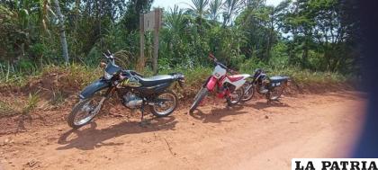 Motos secuestradas en operativo /RRSS