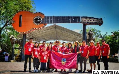 Delegación orureña en Aiquile Cochabamba /SDCT- Gador
