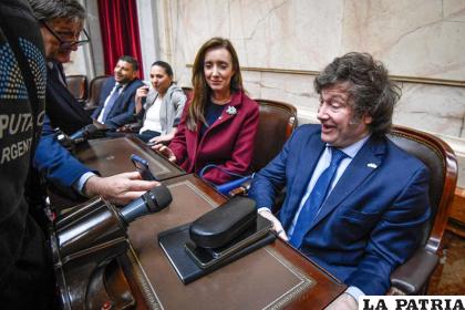 El líder de la fuerza política de La Libertad Avanza, Javier Milei /EFE