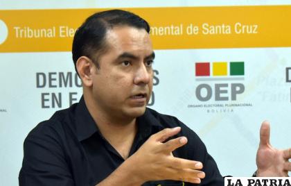 El vicepresidente del Tribunal Supremo Electoral (TSE), Francisco Vargas /Erbol archivo