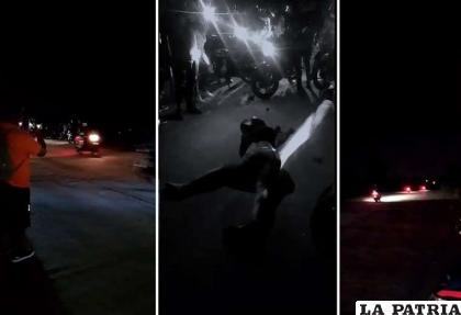 Grabaron el momento del accidente /RRSS