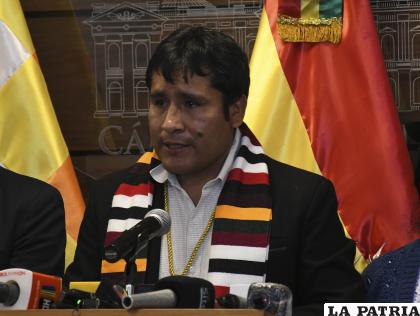 Israel Huaytari asume la presidencia de la Cámara de Diputados /APG