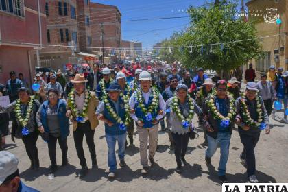 Vecinos celebran el inicio de obras de la segunda fase del pavimento /GAMO
