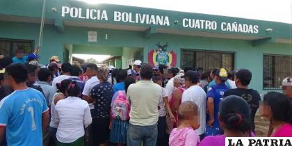 Instalaciones policiales de Cuatro Cañadas tras la aprehensión del sujeto /FELCV