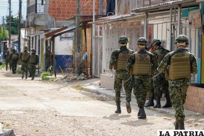 Soldados del Ejército colombiano, en una fotografía de archivo EFE /Mario Caicedo