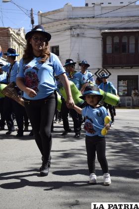Hasta los más pequeños participaron de esta fiesta