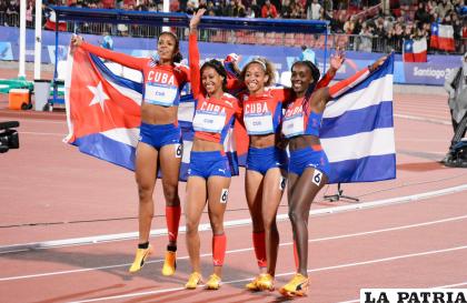 Cuba oro en 4X100, terminó en el quinto puesto en el medallero /Walt Challap