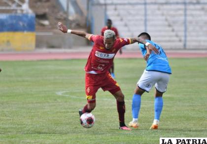 Yerson Gutiérrez delantero de CDT Real Oruro es otro de los goleadores /LA PATRIA