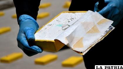 La prueba de campo estableció que la sustancia era cocaína /Emilio Castillo