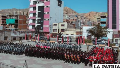 Más de 30 años que el Ejército y el Colegio Saracho realizan esta actividad /Gador
