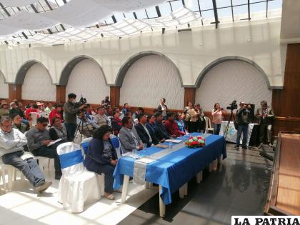 Presentación del primer diagnóstico del municipio /LA PATRIA
