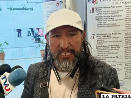 David Inca solicitó que se aclare el alcance de los acuerdos entre el oficialismo y la oposición /LA PATRIA