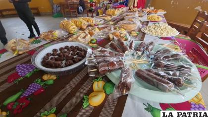 Repostería elaborada por las internas /LA PATRIA

