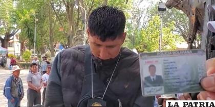 El acusado fue golpeado por los pobladores /Unitel